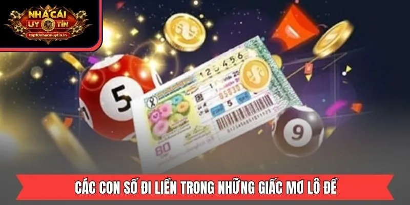 Các con số đi liền trong những giấc mơ lô đề